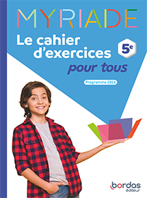 Myriade 5e - Le cahier d'exercices pour tous (&eacute;dition 2026)
