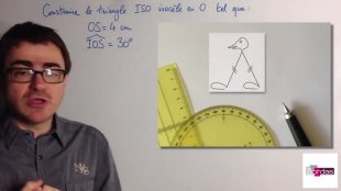 Construire un triangle isocèle - Chapitre 10