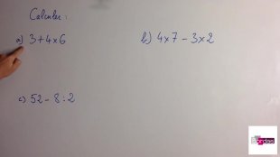 Chapitre 1 - Objectif 1 - Effectuer des calculs avec priorité (multiplication ou division)