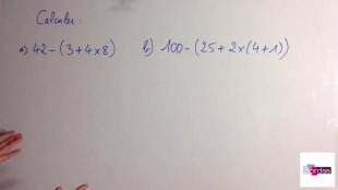 Chapitre 1 - Objectif 2 - Effectuer des calculs avec priorité (multiplication et parenthèses)