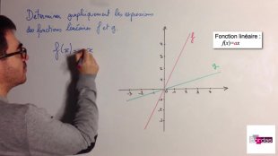 Objectif 1 – Déterminer graphiquement une fonction linéaire