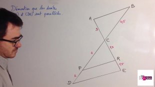 Objectif 3 – Appliquer la réciproque du théorème de Thalès
