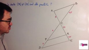 Objectif 3 – Démontrer que deux droites ne sont pas parallèles